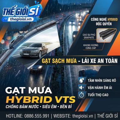 Gạt Mưa Hybrid Là Gì ? Ưu Điểm Và Cấu Tạo