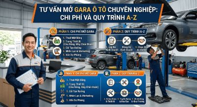 Tư Vấn Mở Gara Ô Tô Chuyên Nghiệp - Chi Phí Và Quy Trình A-Z