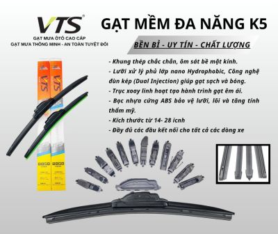 Gạt Mưa Vts K5, Gạt Mưa Nano, Gạt Mưa Ô tô Chính Hãng