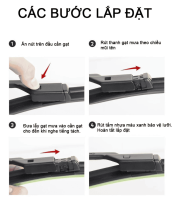 Chốt Gạt Mưa, Thay Đầu Bấm Gạt Mưa thumb