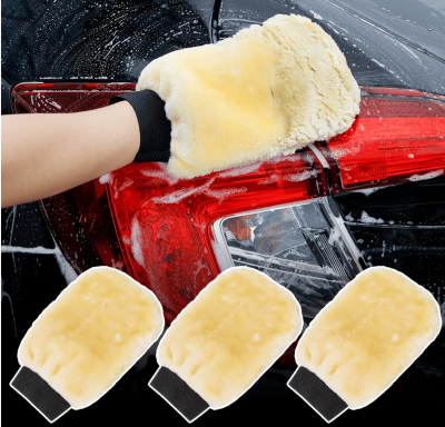 Sỉ Bao Tay Rửa Xe Ô Tô Lông Cừu Nhân Tạo Siêu Mềm