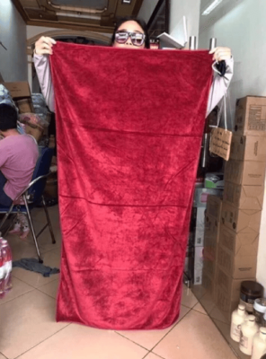 Sỉ Khăn Lau Ô Tô Size Đại 70x140cm Dày Dặn – Thấm Hút Cực Nhanh (Giá Tận Xưởng)