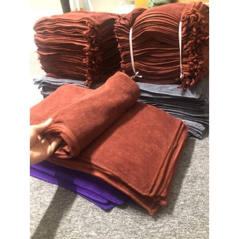 Sỉ Khăn Microfiber 35x75cm Hàng Dày Siêu Thấm – Đa Năng Cho Spa, Xe Ô Tô
