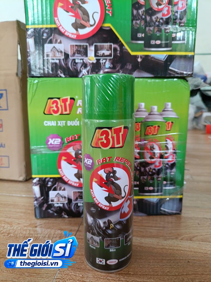 Xịt Chống Chuột Ô Tô - Đuổi Chuột Khoang Máy, Chính Hãng Sỉ Gara